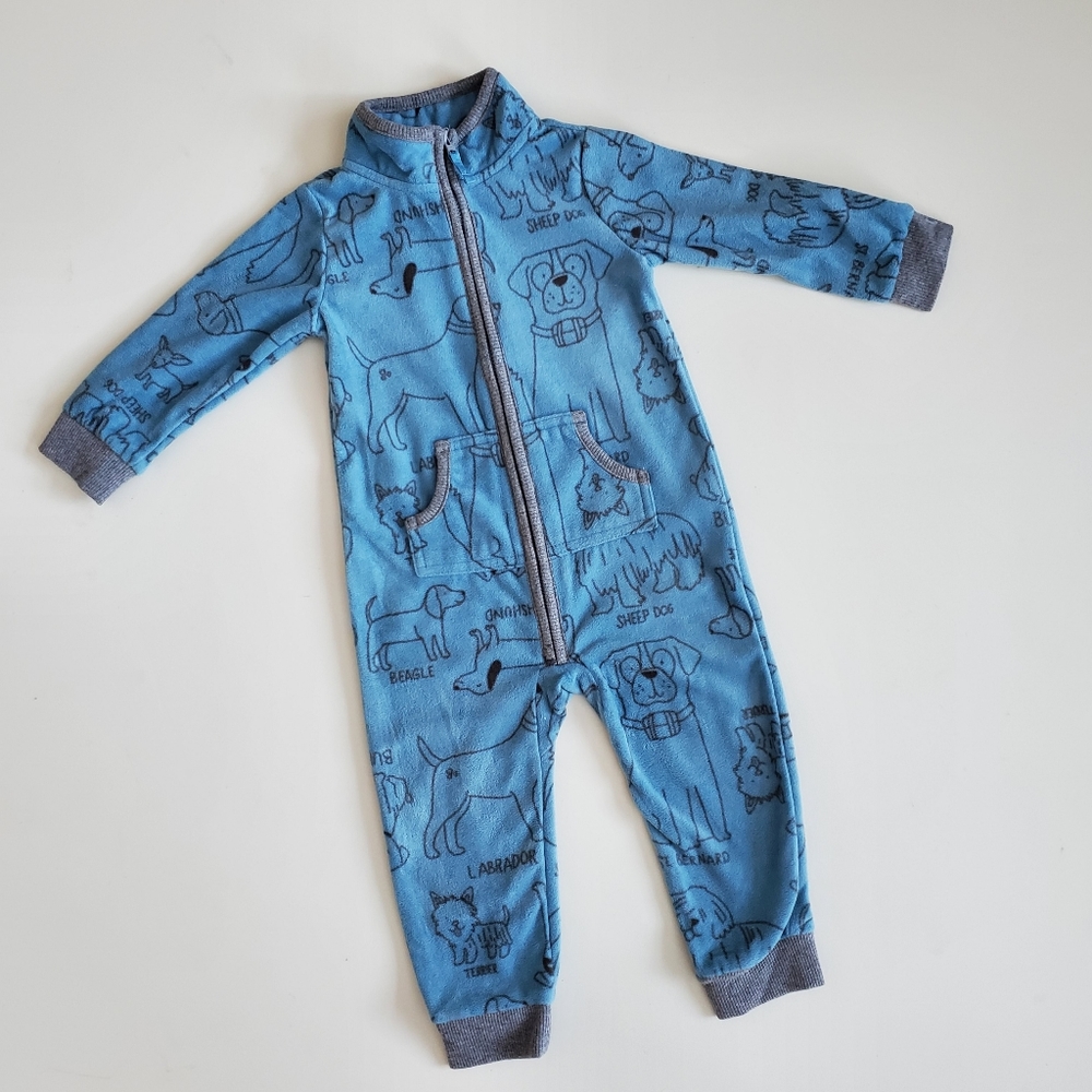 Super soft fleece Dog themed fleece PJs